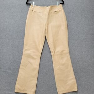 Shape FX BY Newport Beige Leather Pants